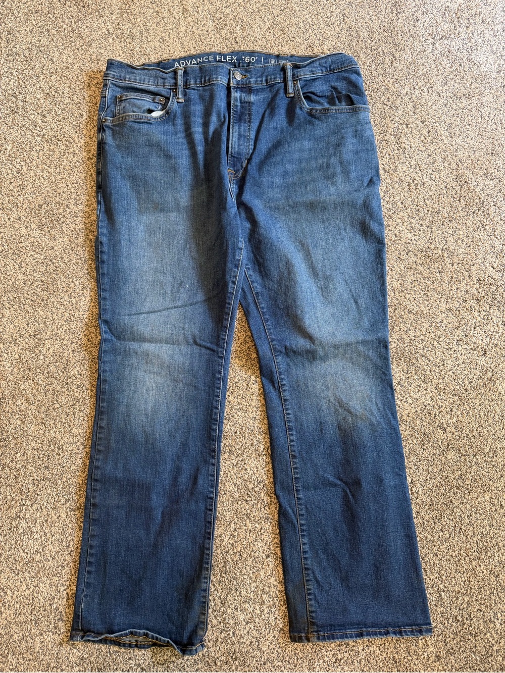Arizona Jean Company Men's Dark Blue Straight Jeans